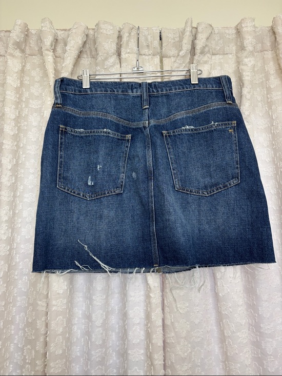 Madewell Dark Blue Denim Pencil Skirt - Picture 3 of 3